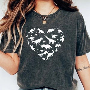 Heart of Dinosaurs, Dinosaurs Shirt, Dinosaurs T Shirt for Women, Dinosaurs for Mom, Dinosaurs T Shirt for Mother Day&#39;s Gift, Dinosaurs Tee