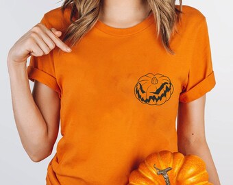 Pumpkin Season t-shirt, Pumpkins Faces Halloween T-shirt, funny Pumpkins Shirt, Halloween Sweatshirt, Cute fall T-shirt, Women's Fall Shirt