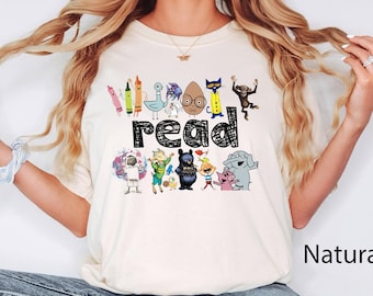 Read Children Books Shirt, Teacher Read Shirt, Kindergarten Gift Shirt,Comfort Colors, Read Kids Tee, Book Lover Shirt,Funny Kids Tee, Read