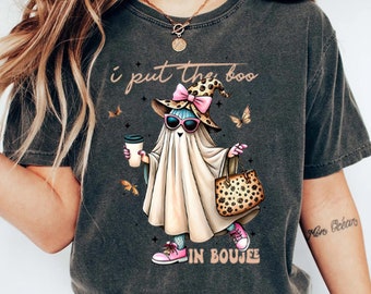 Halloween Ghost Shirt, Boo Jee Shirt, Boo Shirt, Spooky Ghost Hoodie, Spooky Season Ghost Sweater, Spooky Vibes Shirt, Halloween Gifts,Ghost