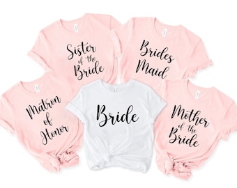 Bridesmaid Shirt, Bridesmaid Proposal, Maid of Honor Shirt, Bride Shirt, Bridesmaid Gift, Bridal Party Shirt, Bachelorette Shirts, Bride Tee