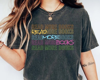 Librarian Shirt, Book Lover Gift, Read More Books Shirt, Librarian Gift, Library Shirt, Bookworm Shirt, Reading Shirt, Library T-shirt, Read