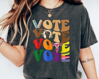 Vote Shirt, Banned Books Shirt, Reproductive Rights Tee, BLM Shirts, Political Activism Shirt, Pro Roe V Wade, Election Tshirts, LGBTQ Shirt