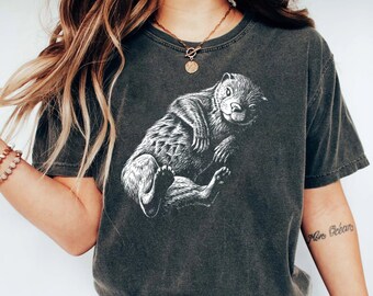 Cute Otter Shirt, Otter Lover Shirt, Sea Otter Gifts Shirt, Animal Lover Shirt, Otter Print Shirt, Otter Birthday Gift Shirt, Otter Clothes