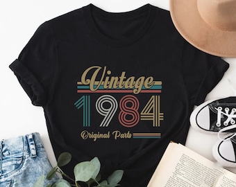 1984 Vintage Shirt, 1984 Birthday Shirt, 40th Birthday Gift, 40th Birthday Gift Shirt, 1984 Vintage Tee,1984 Retro Shirt,1984 Cassette Shirt