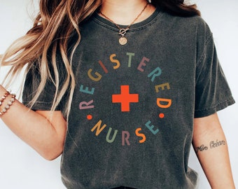 Registered Nurse Shirt for Women, RN TShirt for Registered Nurse, Nursing T-Shirt for Nurse, Gift for Registered Nurse, RN Graduation Gift