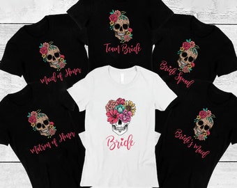 Bachelorette Party Shirts,Bride Or Die Shirt,Halloween Bachelorette Shirt,Till Death Do Us Party Shirt,Bachelorette Gifts, Bridal Party Gift