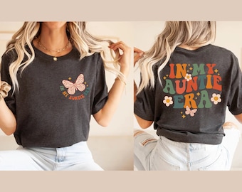 In My Auntie Era Shirt, Aunt Era Shirt, Eras Shirt, Aunt Shirt, Baby Pregnancy Announcement for Aunt, Gift For Aunt, Aunt Birthday Gift Tee