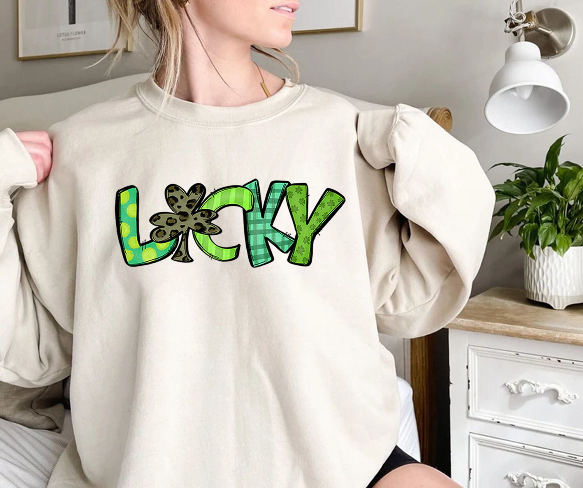Lucky Shirt, Happy Go Lucky, Shamrock Shirt, Womens St Pattys Shirt, St Patrick Day Shirt, Lucky Clover Shirt, Lucky Women Shirt, Irish Tee