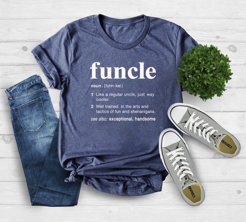 Gift for Uncle, Funcle Definition Shirt, Funny Uncle Tee, Family Shirt ...