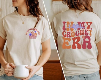 In My Crochet Era Shirt, Crochet Lover Shirt, Knitting Shirt, Crafter Mom Shirt for Women, Gift for Knitting Lover,Funny Crochet Tee,Crochet