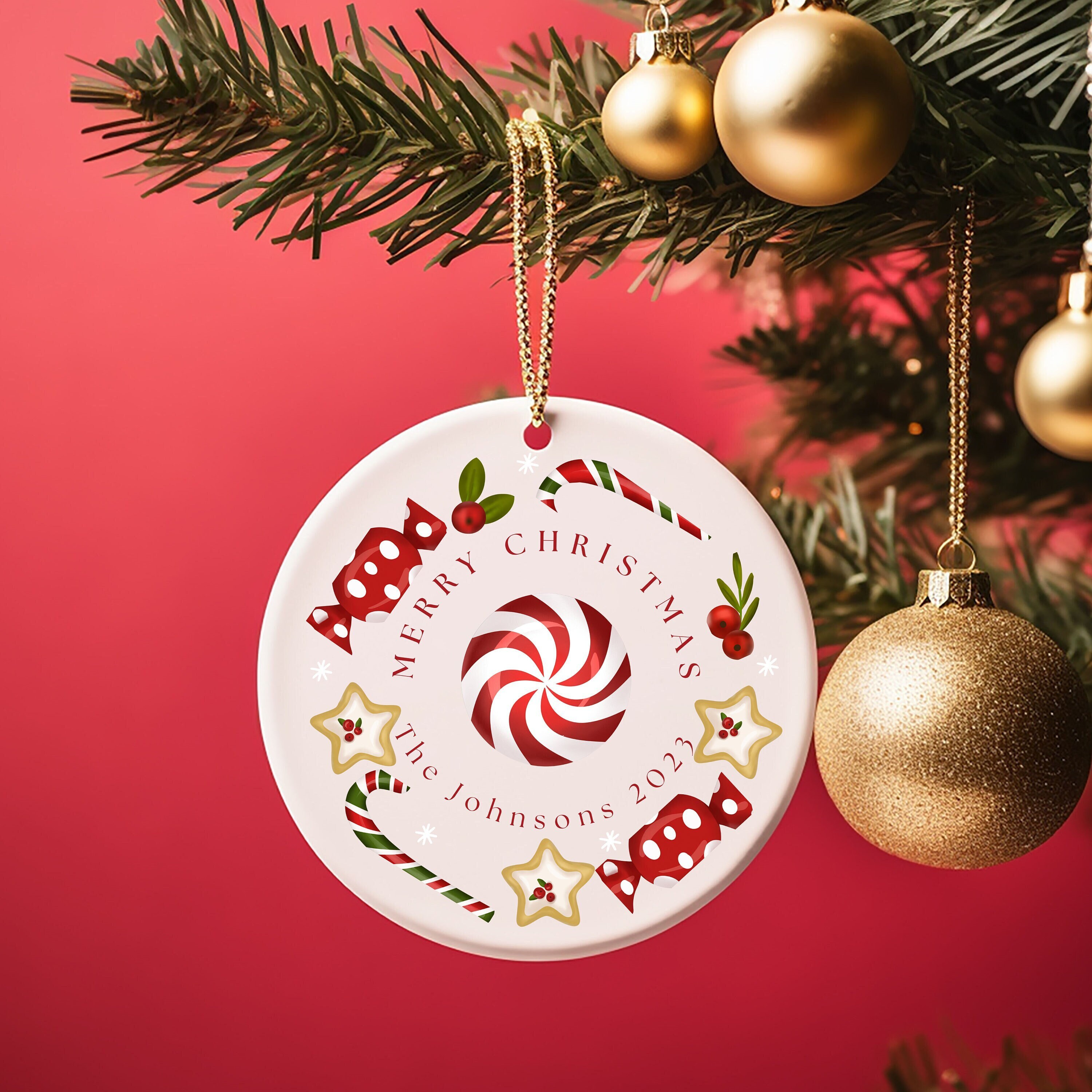 Personalized Family Ornament, Custom Family 2023 Ornament, Personalized Family Gift, Custom