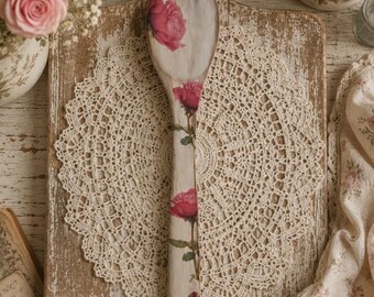 Handmade Decorative Wooden Spoon – Cottage Core Wall Décor