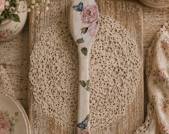 Handmade Decorative Wooden Spoon – Cottage Core Wall Décor