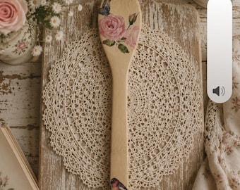 Handmade Decorative Wooden Spoon – Cottage Core Wall Décor
