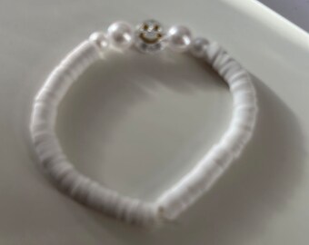 White Preppy braclet