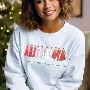 Princess Diana Sweatshirt Diana Shirt Aesthetic Sweatshirt Gift for Her the Crown Netflix Gifts Princess of Wales Mothers Day Birthday Gift