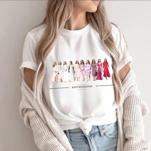 Kate Middleton Shirt Princess of Wales Tshirt Royal Fashion Shirt Duchess of Cambridge Gift Royal Fans Shirt British Royalty Gift Under 20