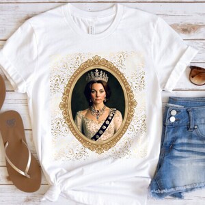 Kate Middleton Shirt Princess of Wales Tshirt Royal Fashion Shirt Duchess of Cambridge Gift Royal Fans Shirt British Royalty Gift Under 20
