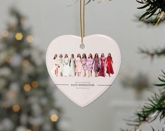 Kate Hearth Weihnachten Ornament Geschenk für Ihre Prinzessin von Wales Urlaub Ornament Weihnachtsbaum Dekor Festliche Dekor königliche Familie Geschenke unter 20