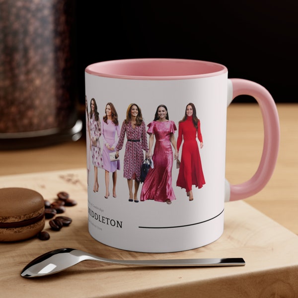 Mug Princesse Kate Middleton Mug à café style Kate Middleton Cadeau Kate Middleton Cadeau Fête des Mères Couronne Famille royale Cadeau princesse de Galles