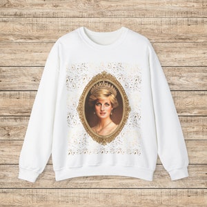 Princess Diana Sweatshirt Lady Diana Shirt Diana Hoodie Diana Crewneck Aesthetic Sweatshirt Gift Princess of Wales Mothers Day Gift Birthday