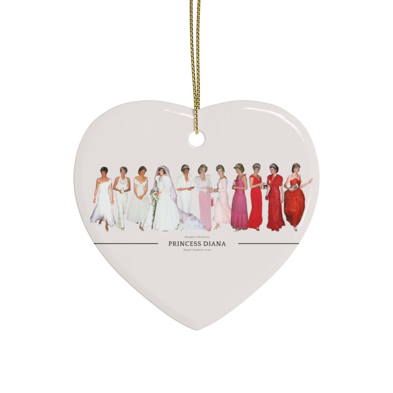 Princess Diana Christmas Ornament Princess of Wales Holiday Ornament