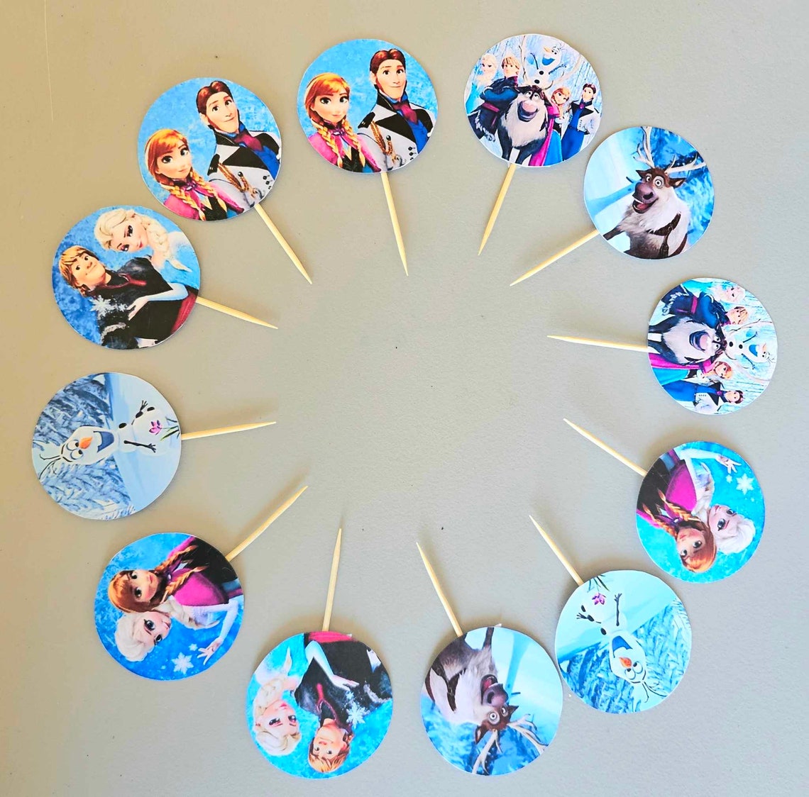 Frozen Elsa Cupcake Toppers Cupcake Toppers Frozen Party Elsa Cupcake ...