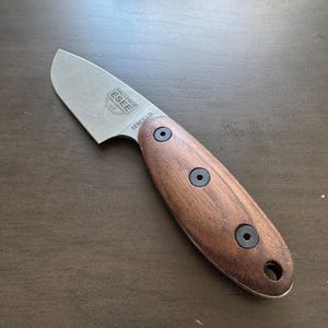 Walnut handles Scales for ESEE Sencillo Knife