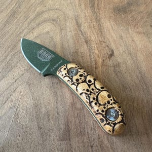 Cryptkeeper scales compatible with ESEE Candiru knife / perfect gift / made in USA