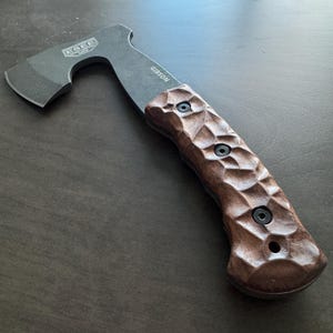 Walnut Axe Handle Scales for ESEE Gibson Axe