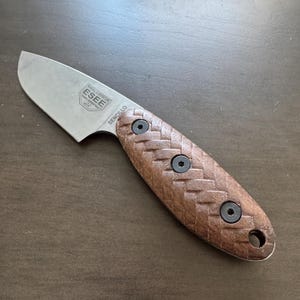 Nobleweave scales for ESEE Sencillo / custom scales / perfect gift / made in USA