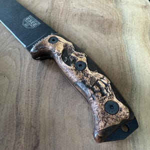 Shadowskull scales for ESEE Junglas  / custom scales for ESEE Junglas / perfect gift / made in USA