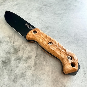 Royalcurl Eichengriffe Griffschalen für die Ka-Bar BK Messer Serie
