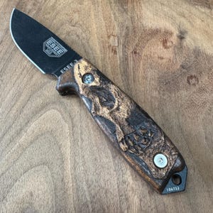 Shadowskull scales for ESEE-3/4 / custom scales for ESEE-3/4 / perfect gift / made in USA