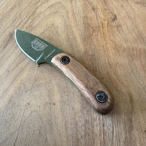 Walnut handles / scales compatible with ESEE Candiru knife / perfect gift / made in USA