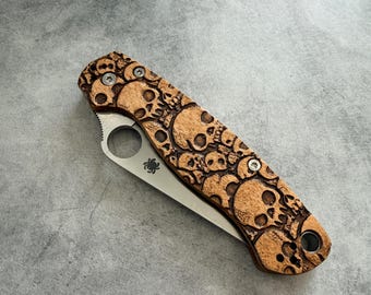 Cryptkeeper handles Scales for Spyderco Paramilitary 2