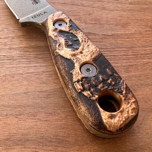 Shadowskull scales for ESEE Izula extended with hardware / perfect gift / made in USA