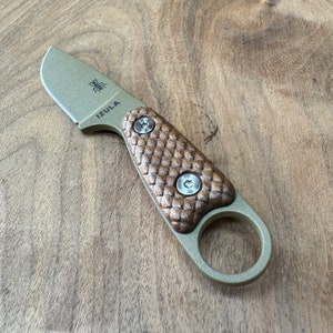Drachenschuppen-Griffe für ESEE Izula / Zacken-Schuppen für ESEE Izula / perfektes Geschenk / made in USA