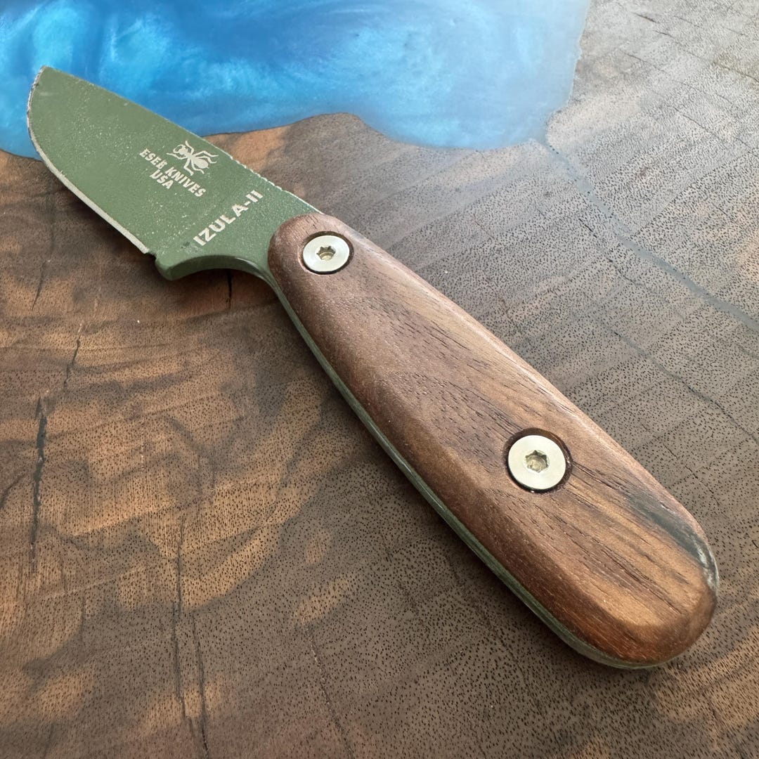 Walnut Handles Scales for ESEE Izula II Knife - Etsy