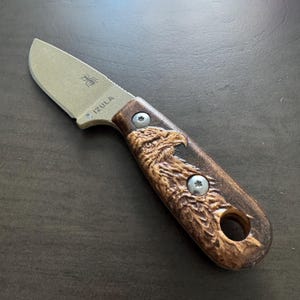 Eagle Maple handles Scales for ESEE Izula Knife Handle with Hardware