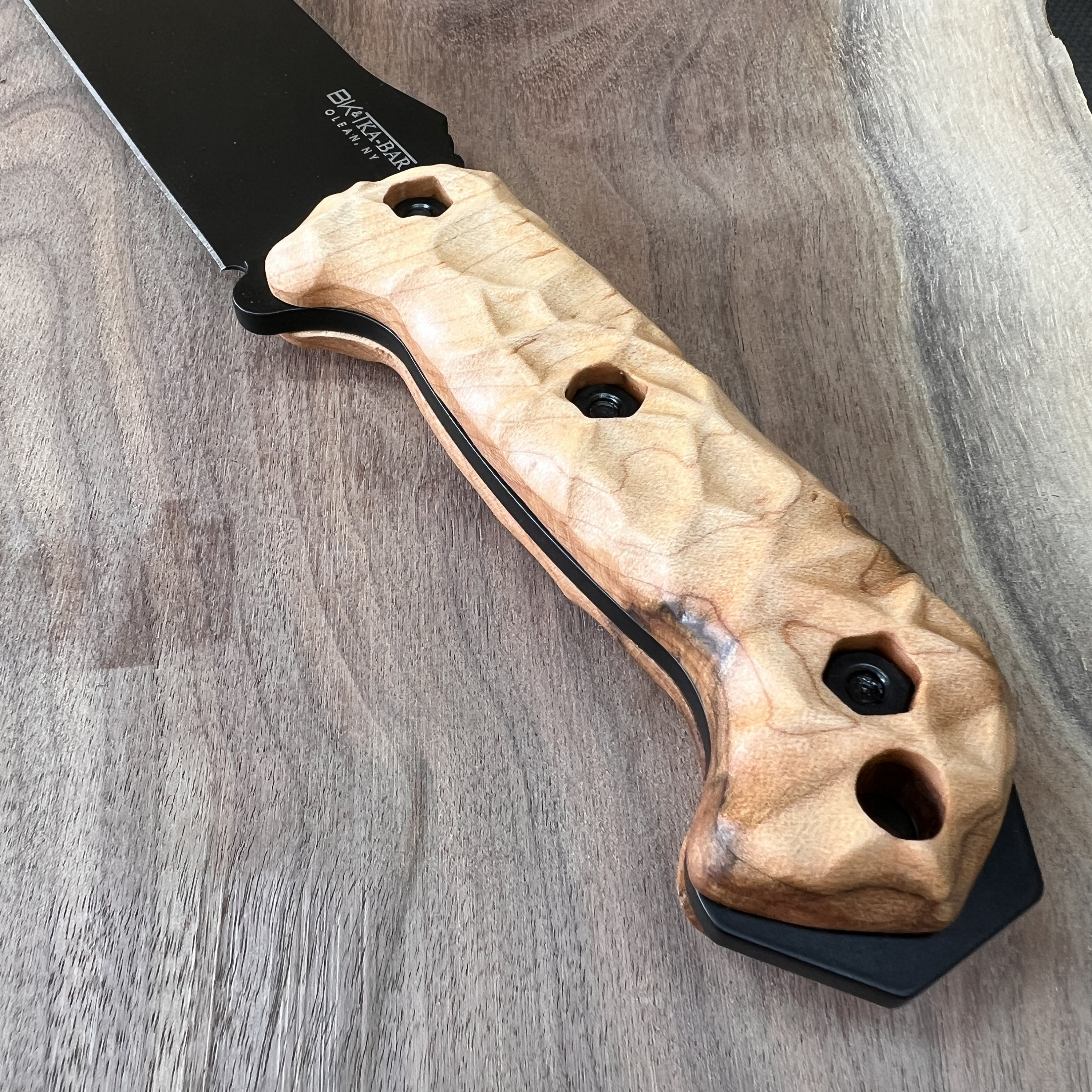 KA-BAR BK2 カスタム ケーバー＆ベッカーナイフ 木製ハンドル