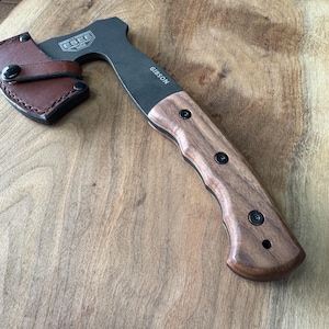 Walnut handles / scales for ESEE Gibson Axe / custom possible / perfect gift / made in USA