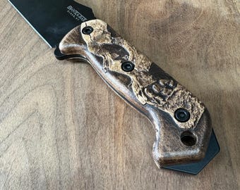 Shadowskull Handles Scales for Ka-Bar Becker BK Series