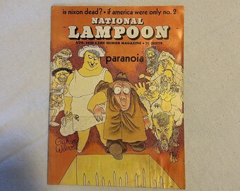 National Lampoon - August 1970 - Gahan Wilson Cover
