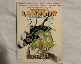National Lampoon - November 1971  -  Gahan Wilson Cover
