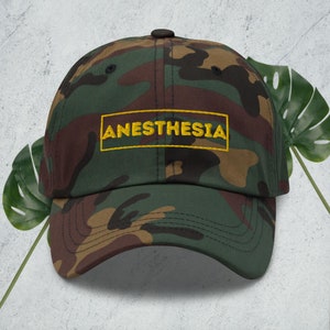 Anesthesia Boxed Dad Hat