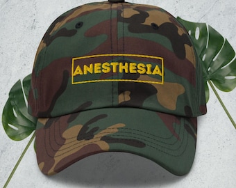 Anesthesia Boxed Dad Hat