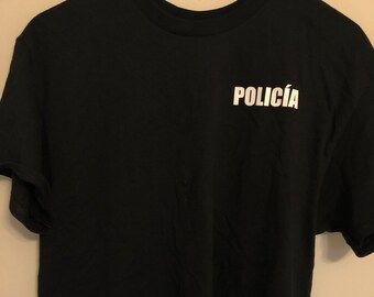 policia tshirt