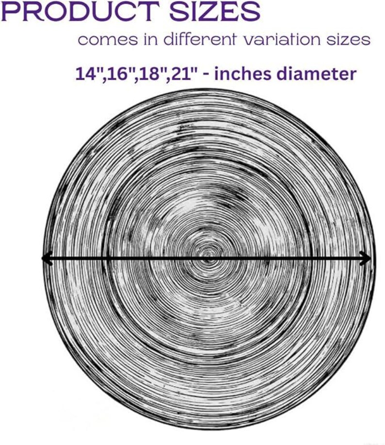 Natural, Black and Banana Leaves Abstract Raffia Wall Hanging Decor Plate Mat - Various Sizes image 7